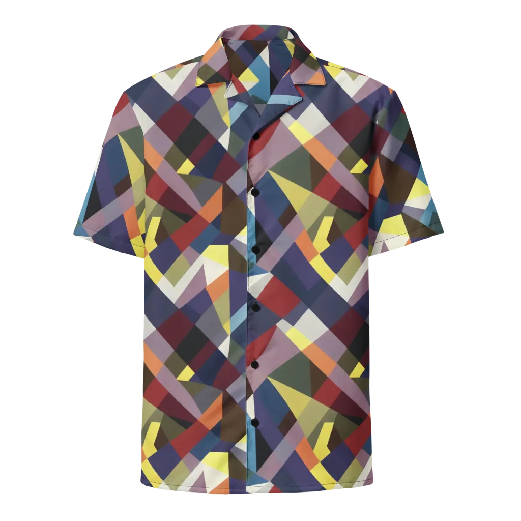 Prismatic Relay on Button Shirt — Front