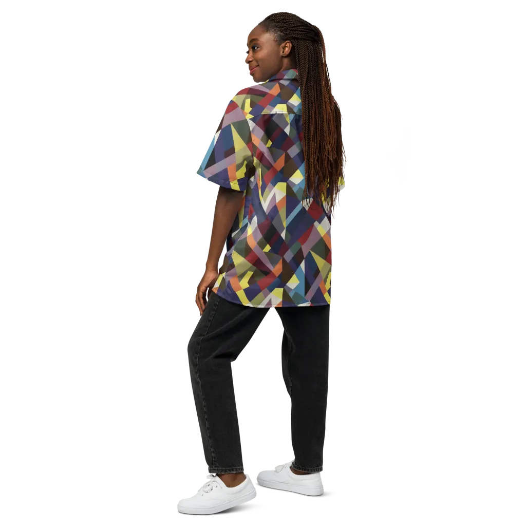Prismatic Relay on Button Shirt — Back