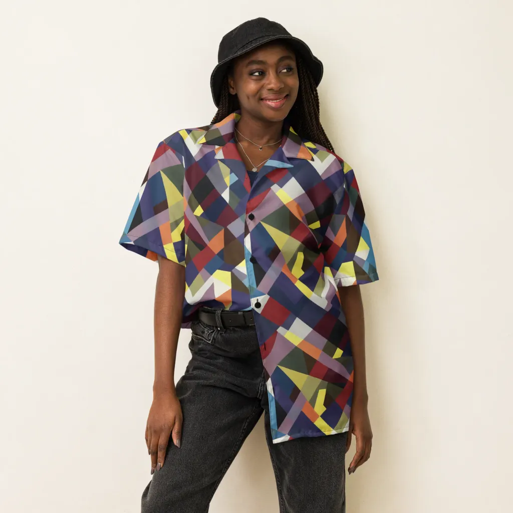 Prismatic Relay on Button Shirt — Front
