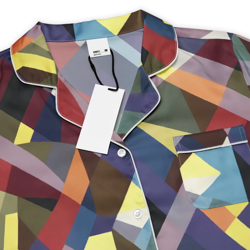 Prismatic Relay on Women's Short Sleeve Pajama Top — Product details