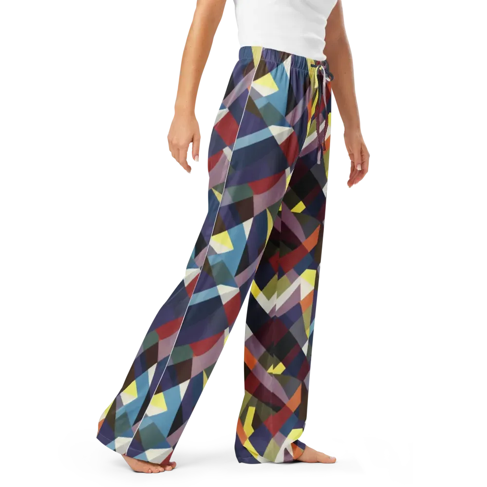 Prismatic Relay on Women's Pajama Pants — Right Front