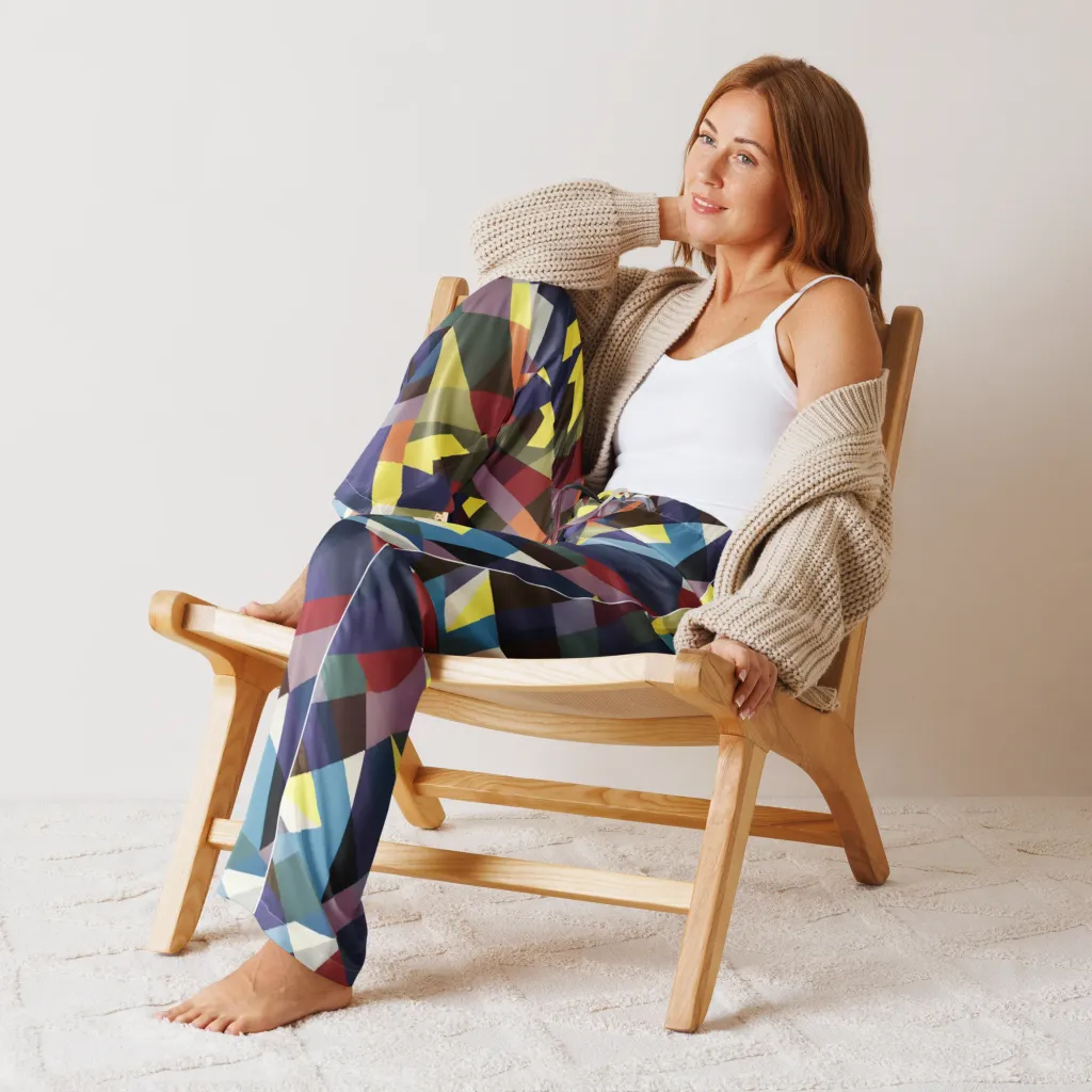 Prismatic Relay on Women's Pajama Pants — Front