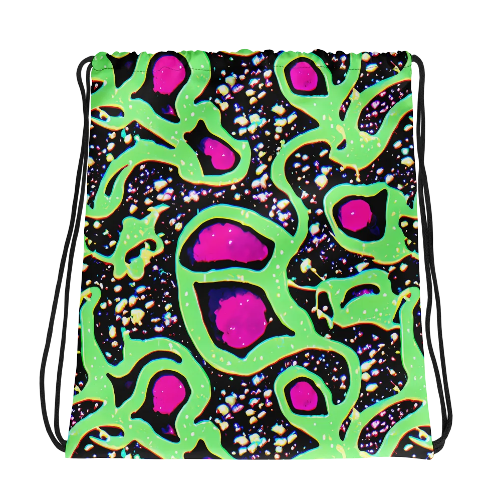 Ultraviolet Oasis on Drawstring Bag — Photo