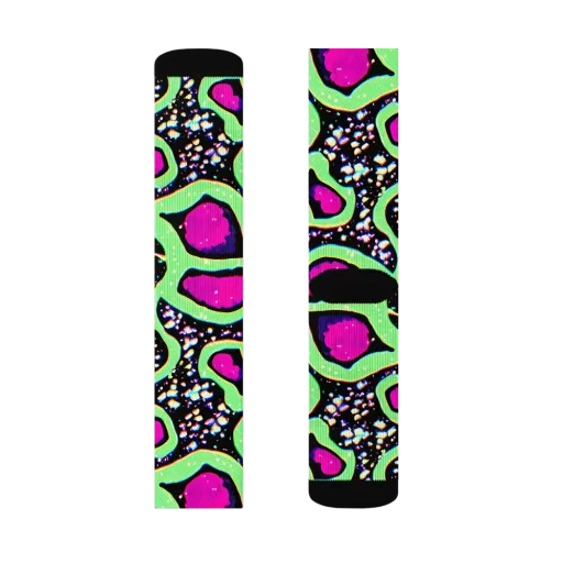 Ultraviolet Oasis on a Socks