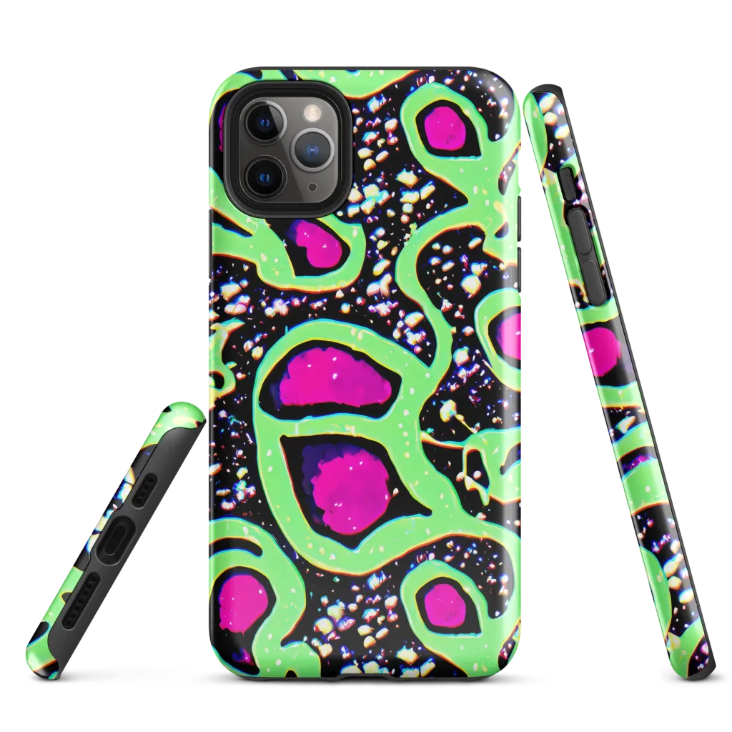 Ultraviolet Oasis on Tough Case for iPhone® — Front