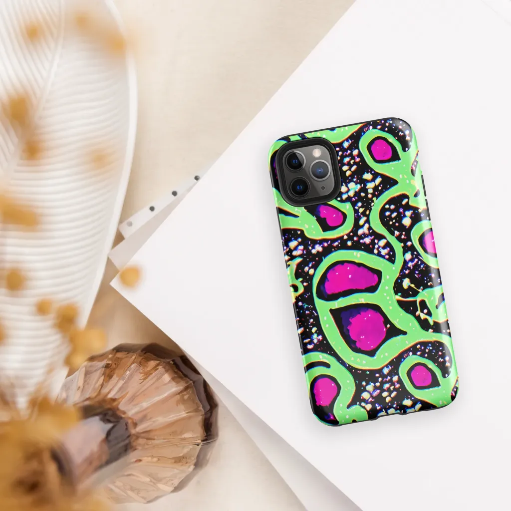 Ultraviolet Oasis on Tough Case for iPhone® — Front