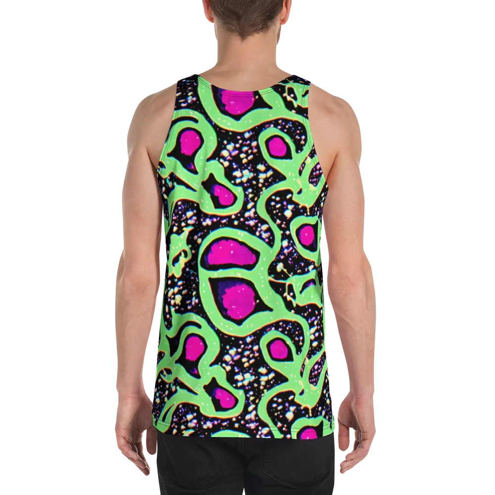 Ultraviolet Oasis on Men's Tank Top — Back