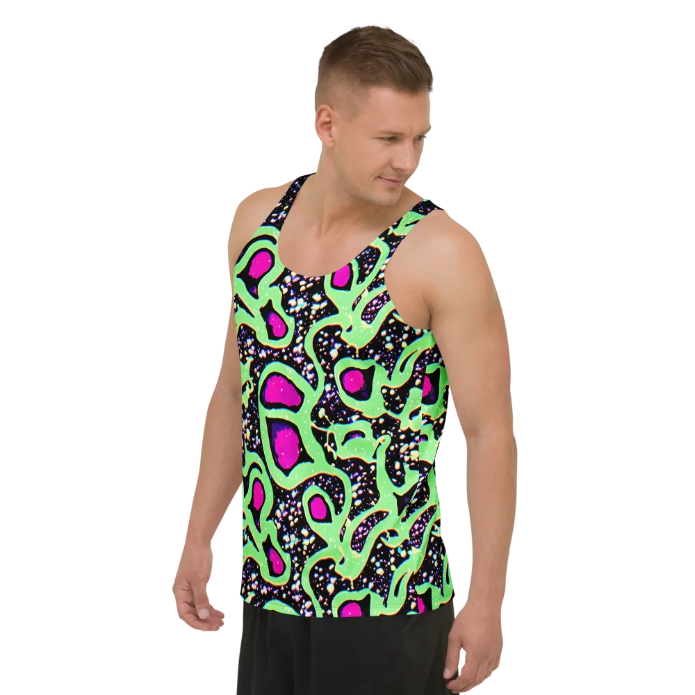 Ultraviolet Oasis on Men's Tank Top — Left Front