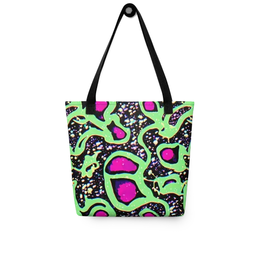 Ultraviolet Oasis on a Tote Bag