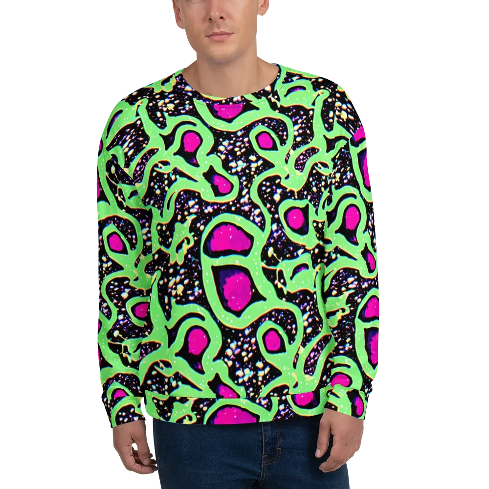 Ultraviolet Oasis on Sweatshirt — Front