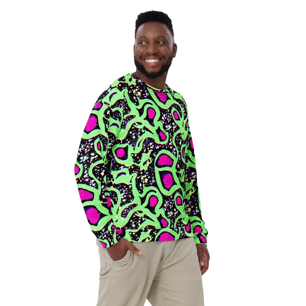 Ultraviolet Oasis on Sweatshirt — Front