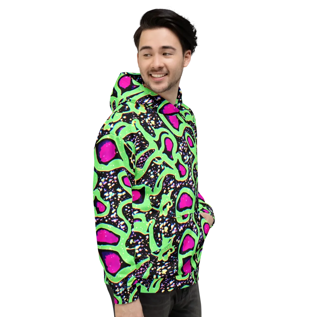 Ultraviolet Oasis on Hoodie — Right