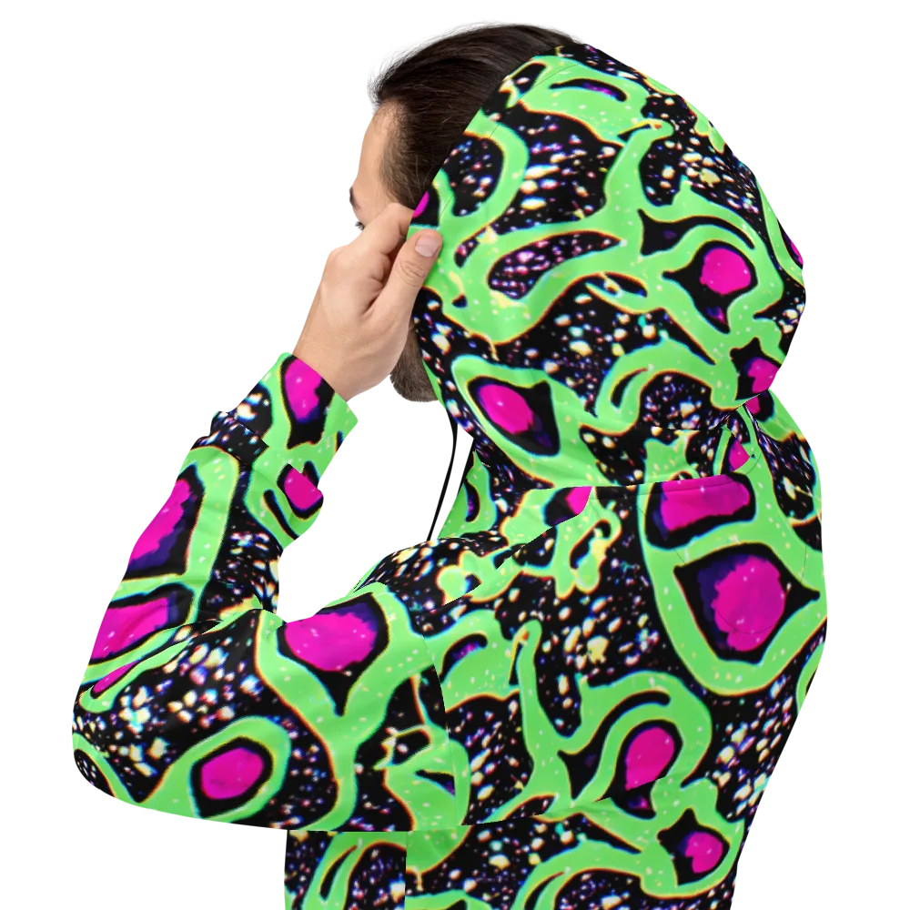 Ultraviolet Oasis on Hoodie — Back