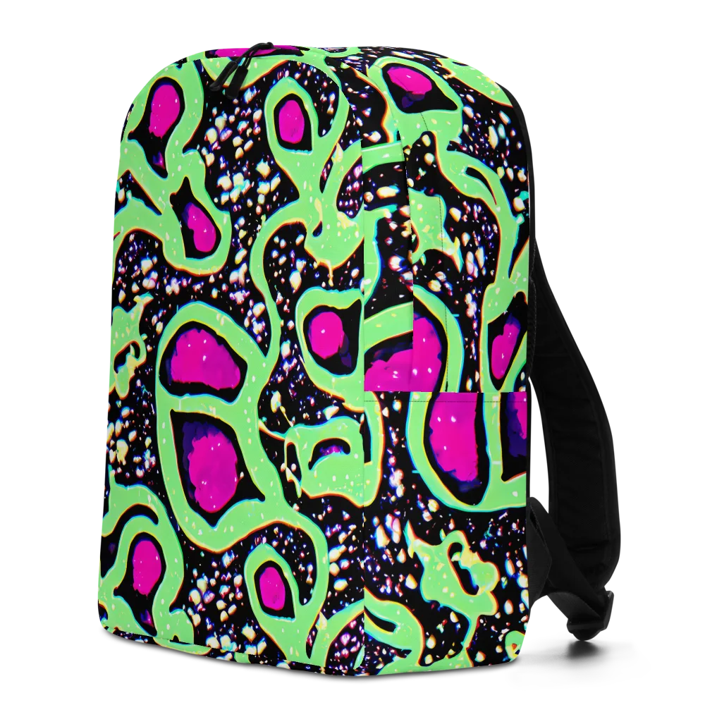 Ultraviolet Oasis on Minimalist Backpack — Left