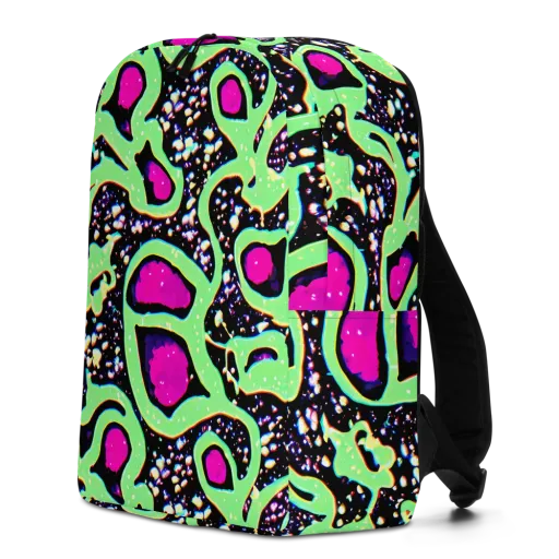 Ultraviolet Oasis on a Minimalist Backpack
