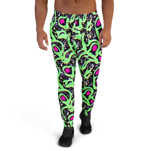 Ultraviolet Oasis on a Men's Joggers
