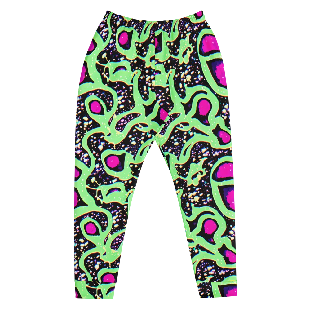 Ultraviolet Oasis on Men's Joggers — Front