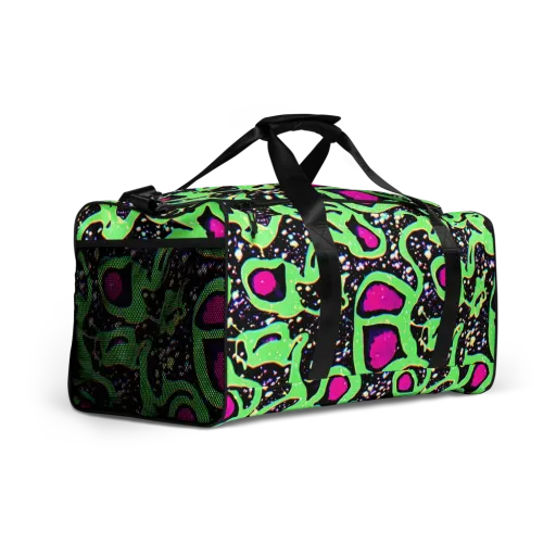 Ultraviolet Oasis on a Duffle Bag