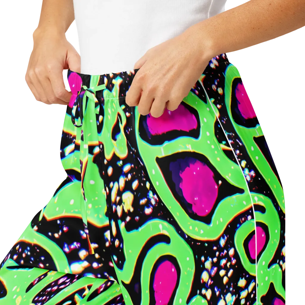 Ultraviolet Oasis on Women's Pajama Pants — Product details