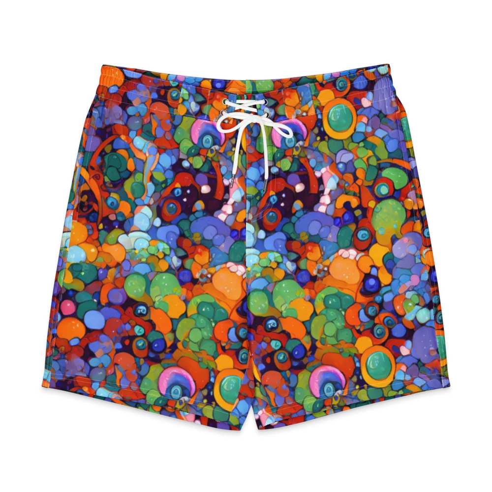 Chromatic Pebble Riot on Men's Board Shorts — Front