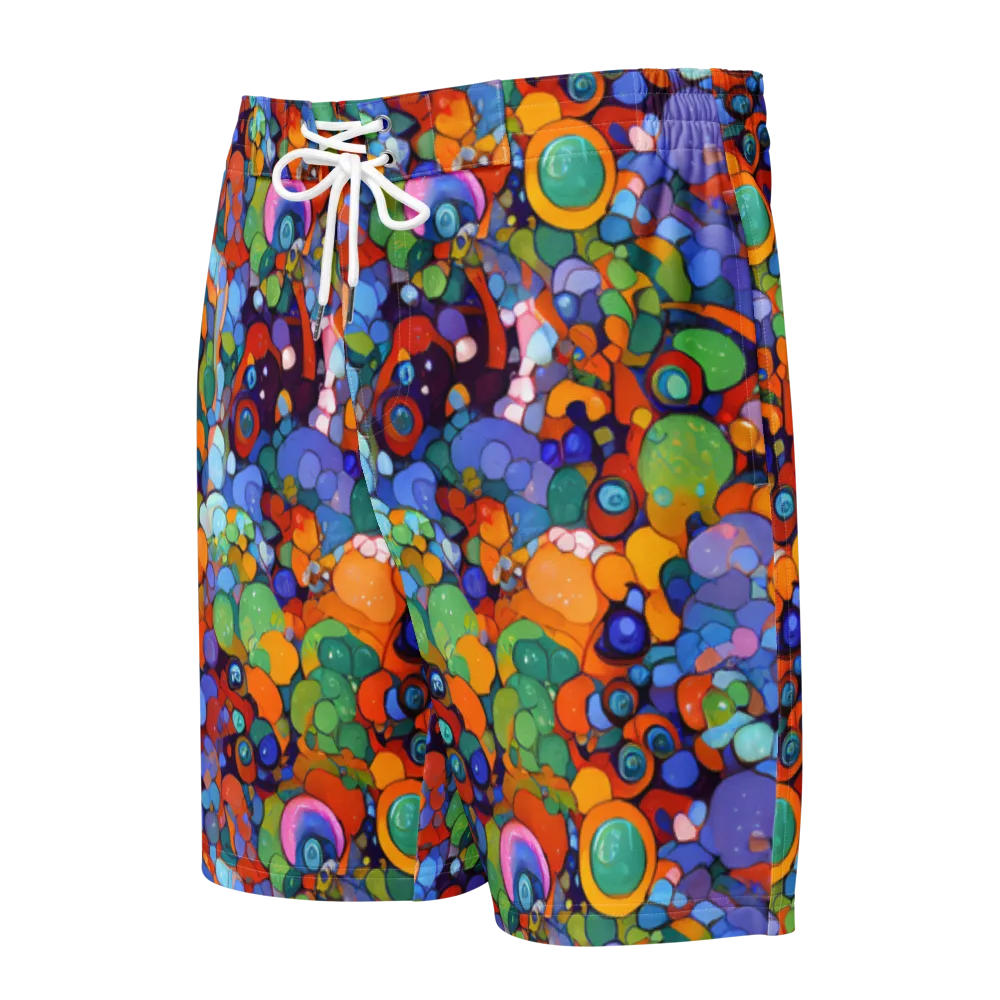 Chromatic Pebble Riot on Men's Board Shorts — Front
