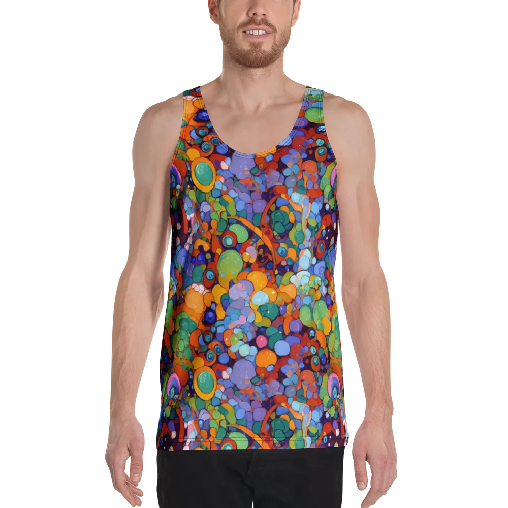 Chromatic Pebble Riot on Men's Tank Top — Front