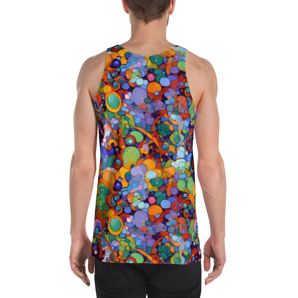 Chromatic Pebble Riot on Men's Tank Top — Back