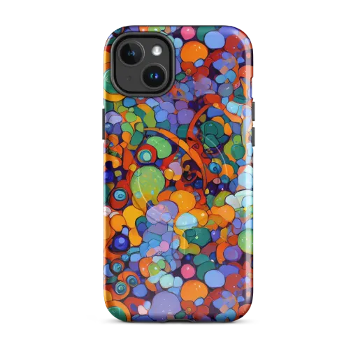 Chromatic Pebble Riot on a MagSafe Tough Case for iPhone®