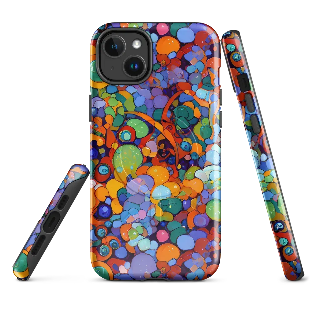 Chromatic Pebble Riot on MagSafe Tough Case for iPhone® — Front