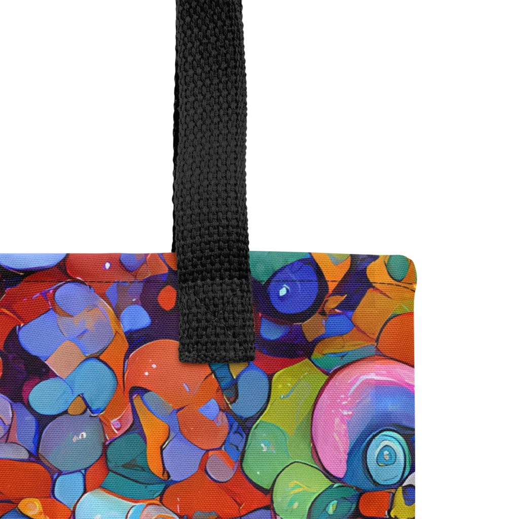 Chromatic Pebble Riot on Tote Bag — Product details