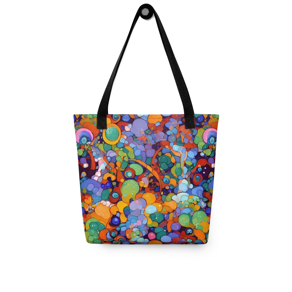 Chromatic Pebble Riot on Tote Bag — Front