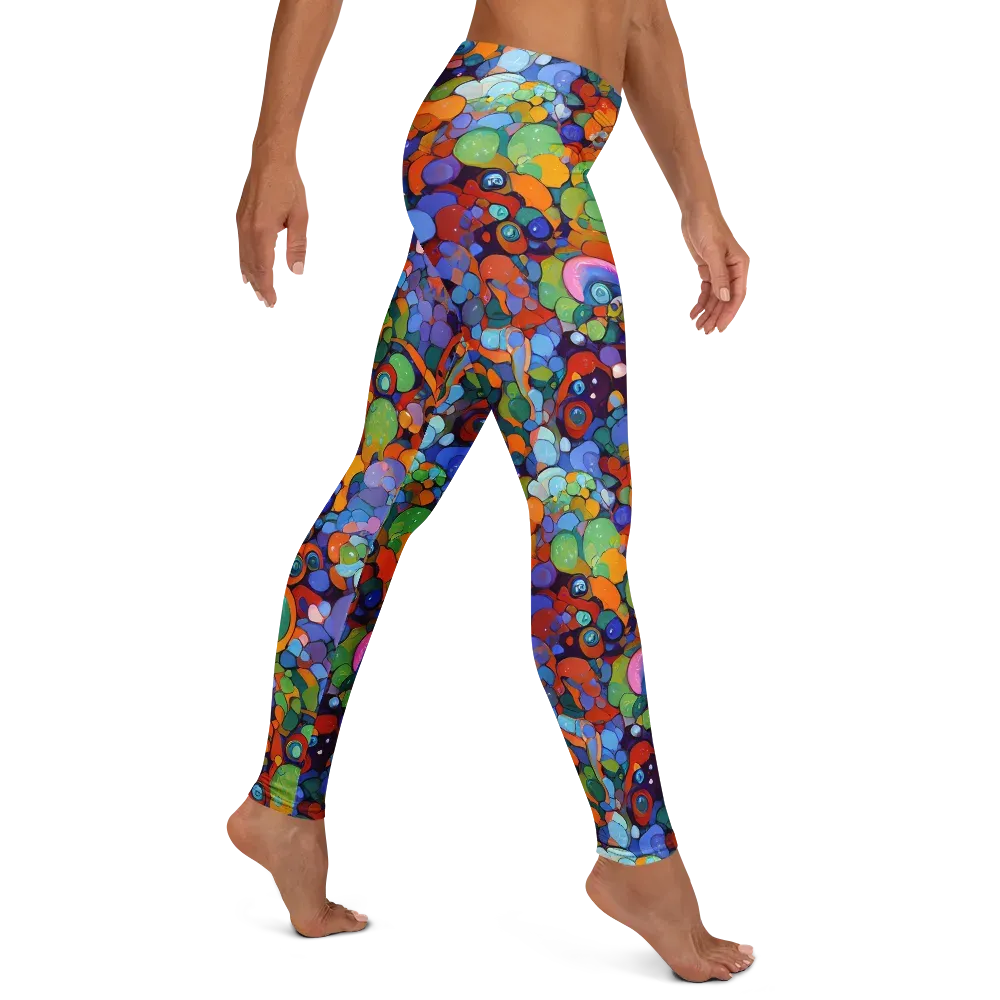 Chromatic Pebble Riot on Leggings — Right