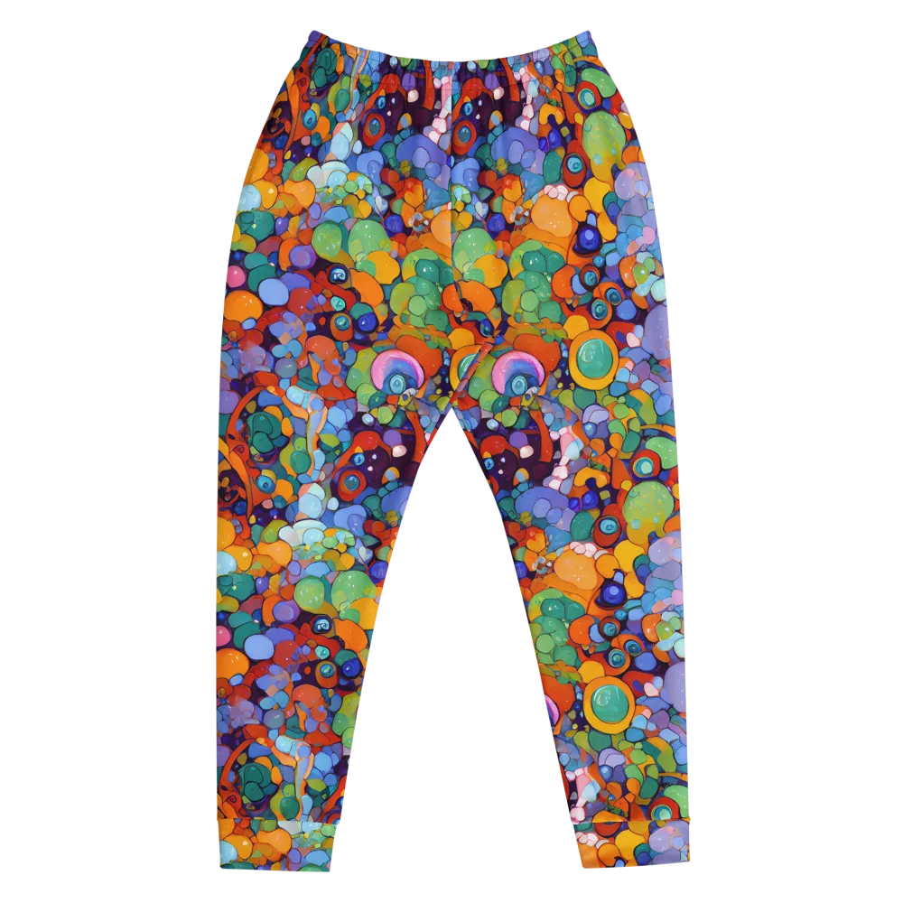 Chromatic Pebble Riot on Men's Joggers — Front