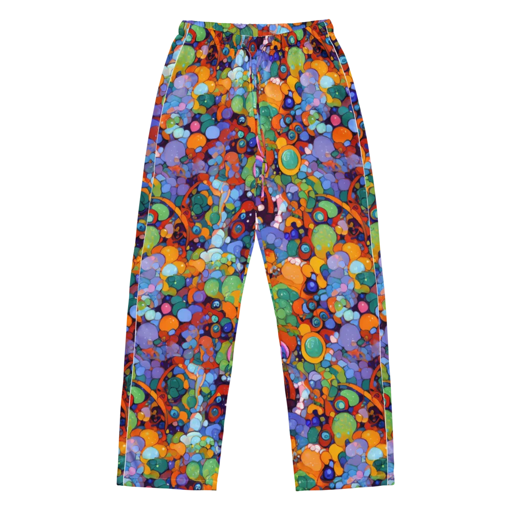 Chromatic Pebble Riot on Women's Pajama Pants — Front