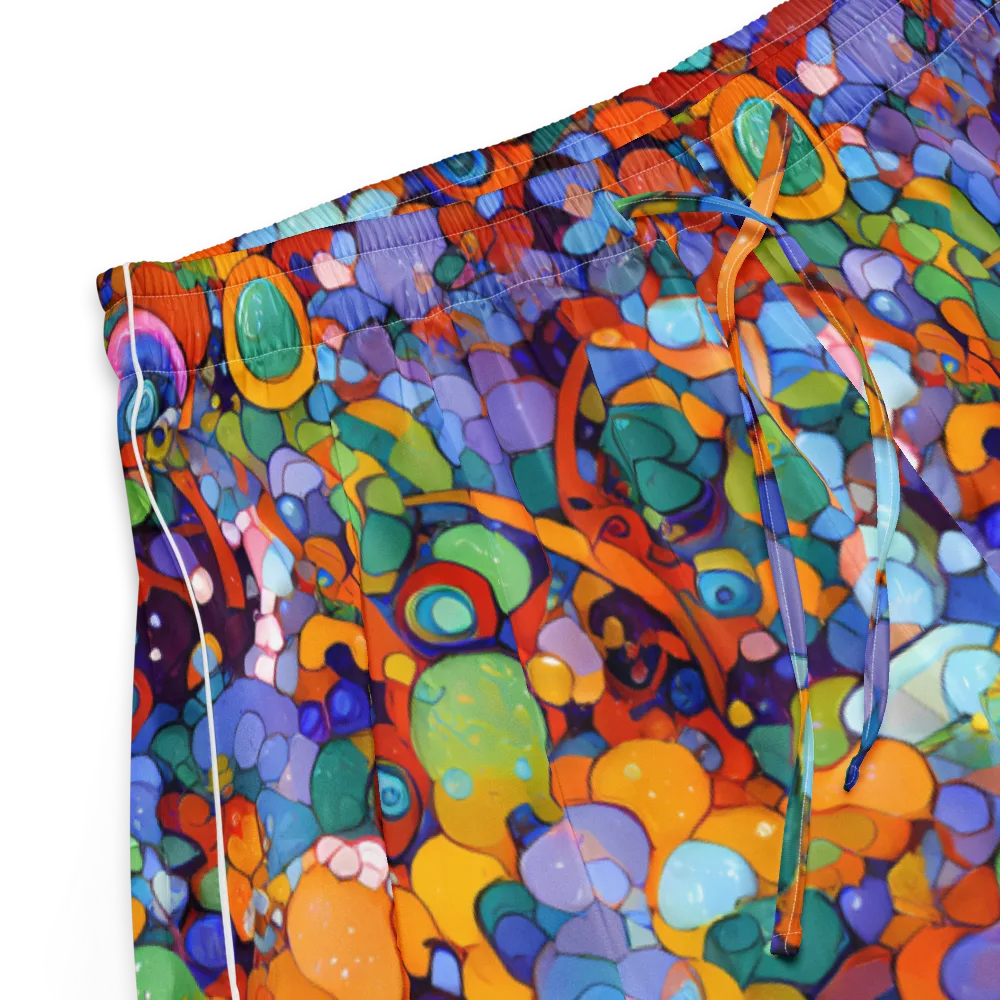 Chromatic Pebble Riot on Women's Pajama Shorts — Product details