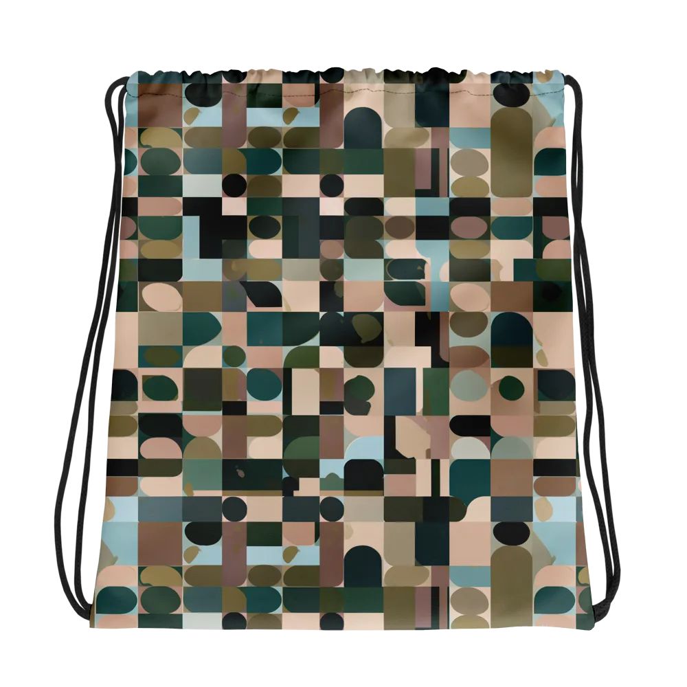 Mosaic Afterglow on Drawstring Bag — Photo