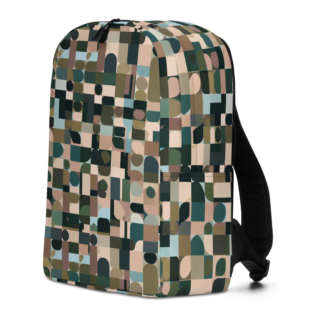 Mosaic Afterglow on Minimalist Backpack — Left