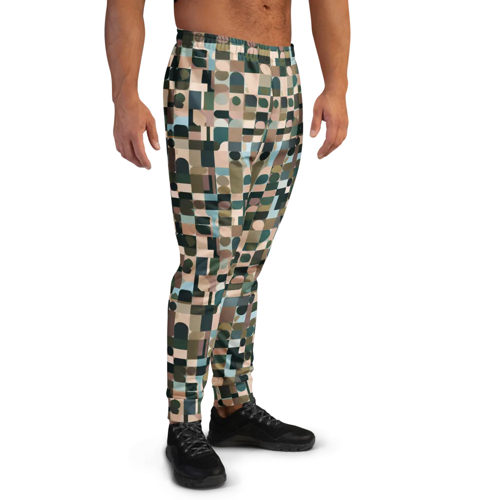 Mosaic Afterglow on Men's Joggers — Right