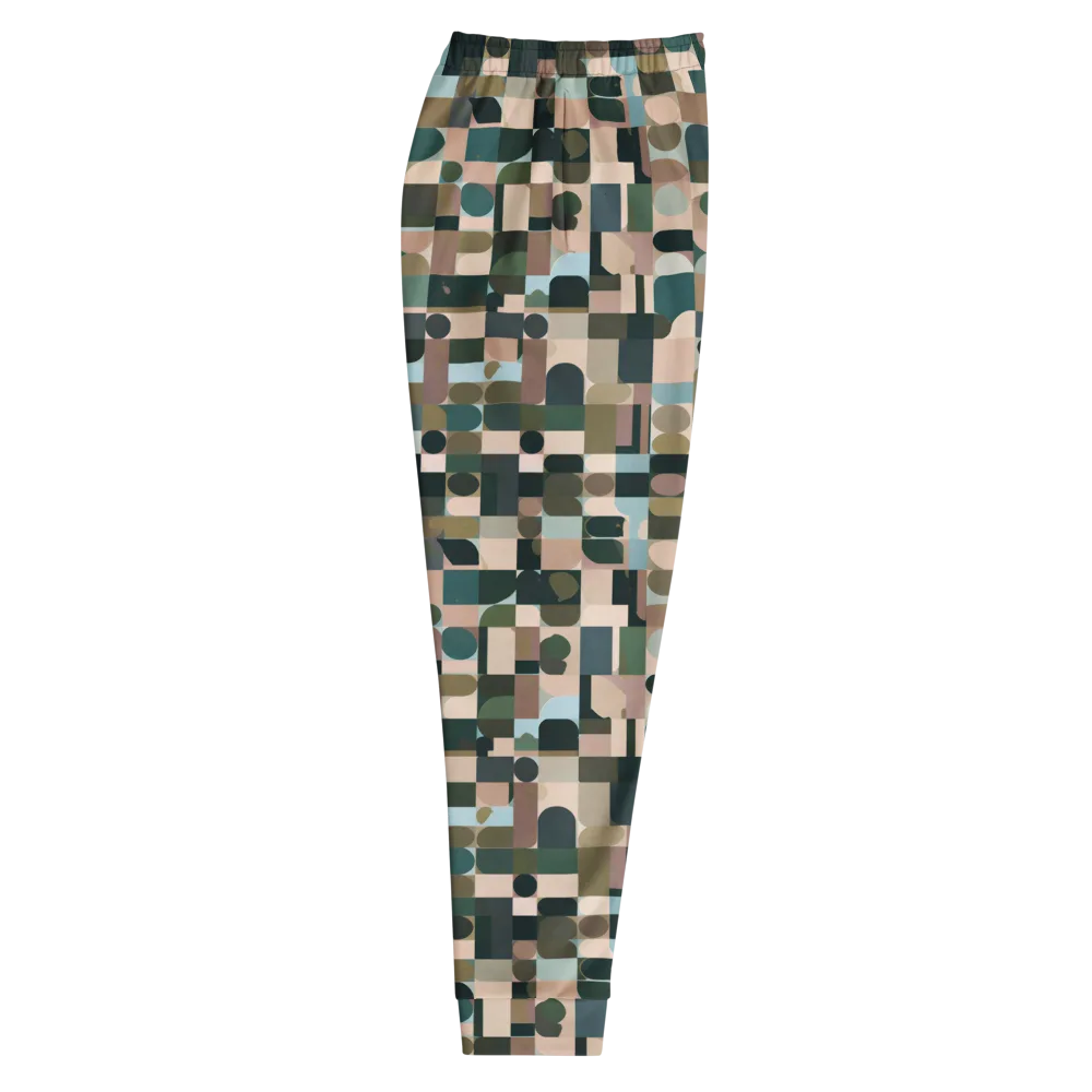 Mosaic Afterglow on Men's Joggers — Right
