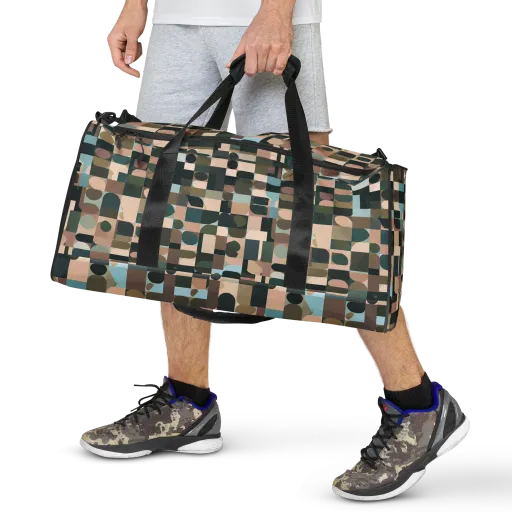 Mosaic Afterglow on a Duffle Bag