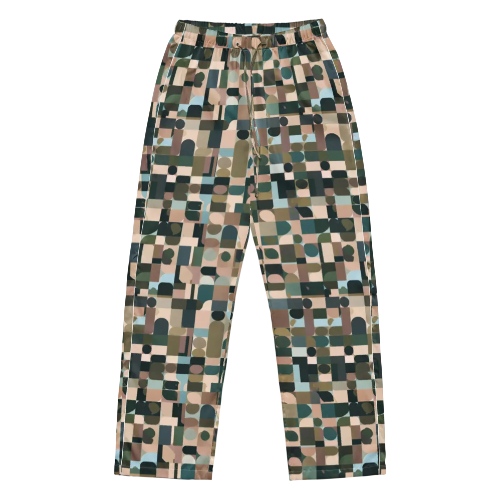 Mosaic Afterglow on Women's Pajama Pants — Front