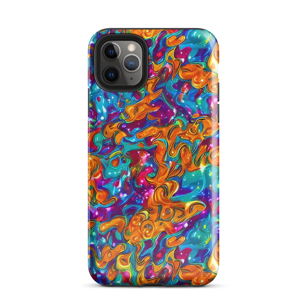 Saffron Kaleidoscope on Tough Case for iPhone® — Front