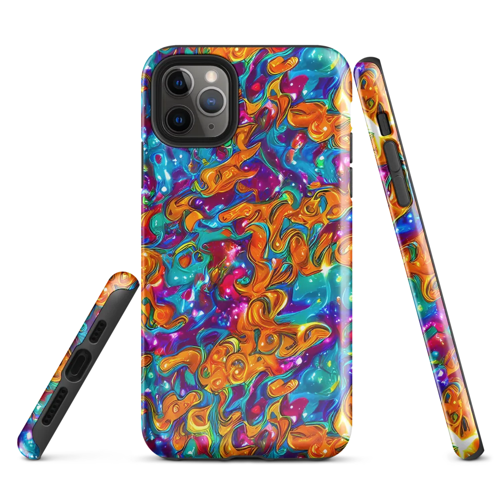 Saffron Kaleidoscope on Tough Case for iPhone® — Front