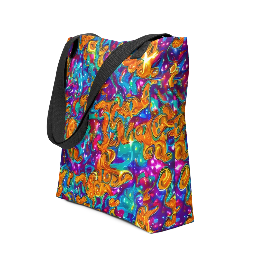 Saffron Kaleidoscope on Tote Bag — Front