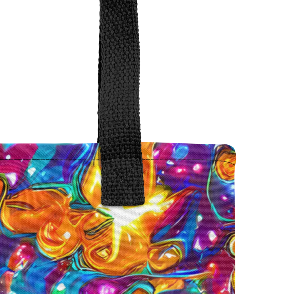 Saffron Kaleidoscope on Tote Bag — Product details