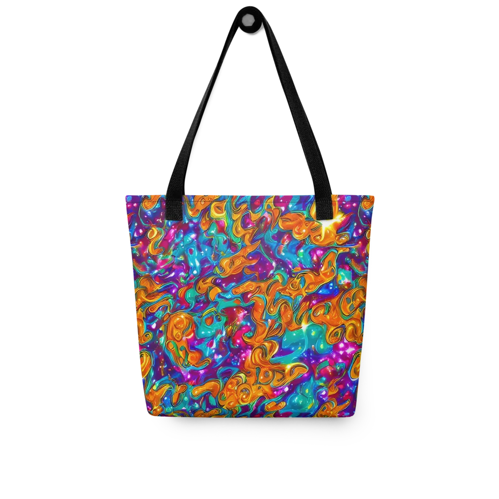 Saffron Kaleidoscope on Tote Bag — Front
