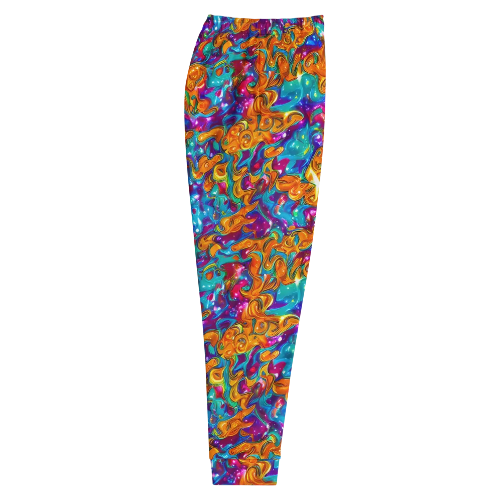 Saffron Kaleidoscope on Men's Joggers — Right