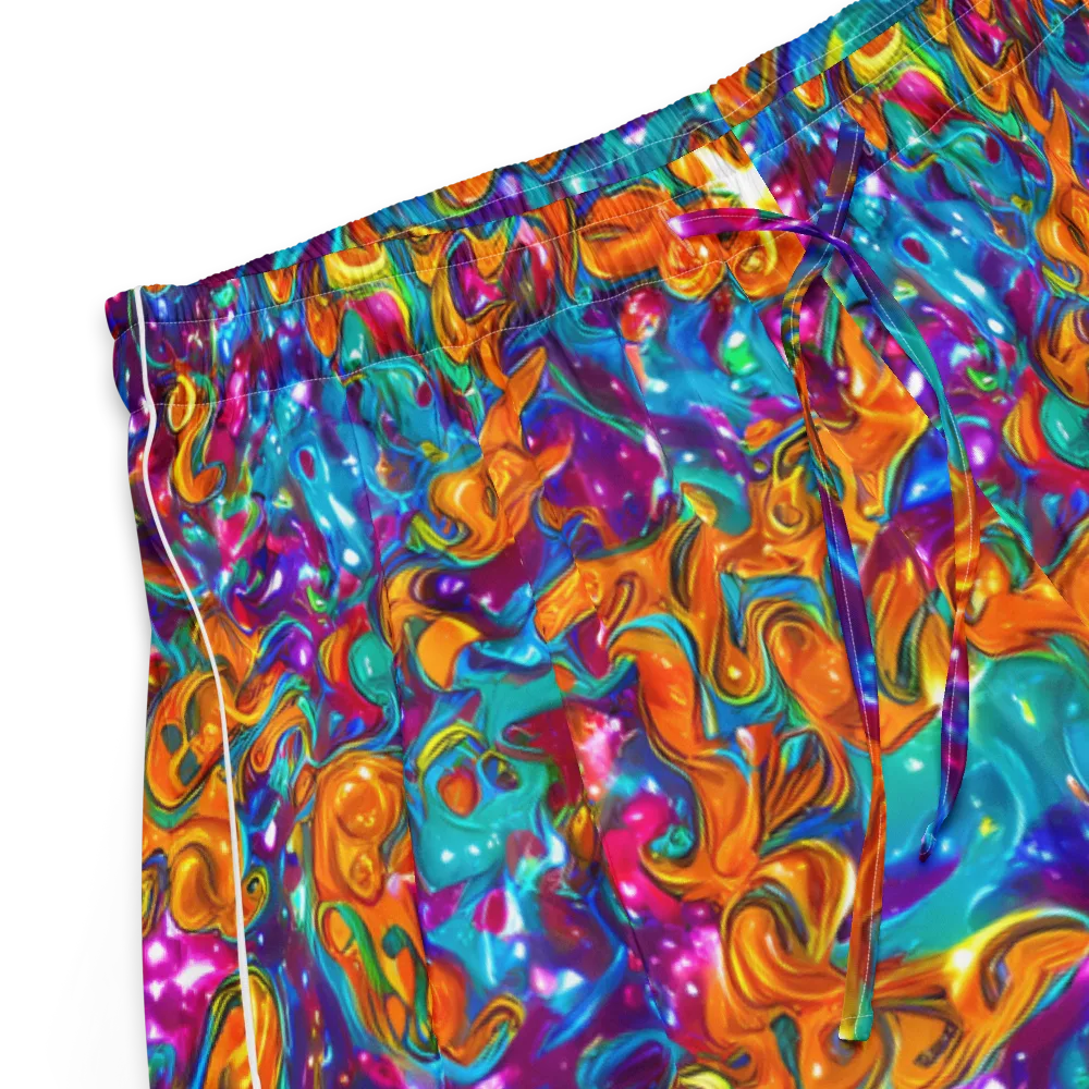Saffron Kaleidoscope on Women's Pajama Shorts — Product details