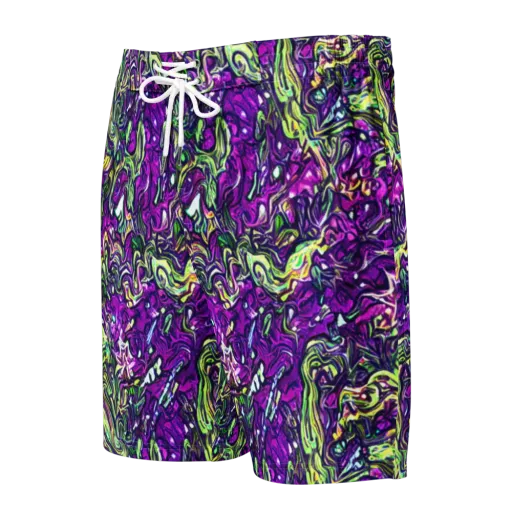 Psychedelic Jungle on a Men's Board Shorts