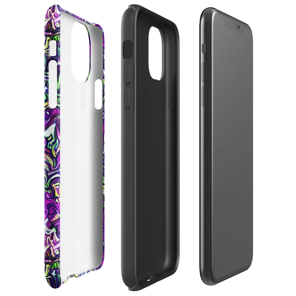Psychedelic Jungle on Tough Case for iPhone® — Right